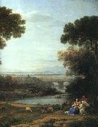 Claude Lorrain Landscape with the Rest on the Flight into Egypt china oil painting reproduction